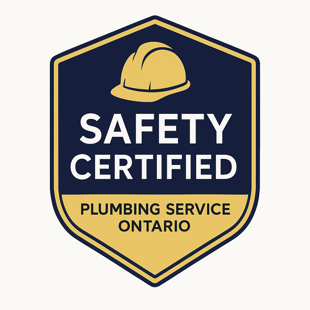 Safety Certified Badge - Plumbing Service Ontario